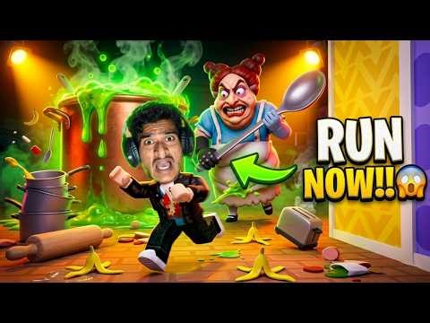 RUN NOW!! 😱 She Will Feed You POISON! (Roblox Evil Lunch Lady)