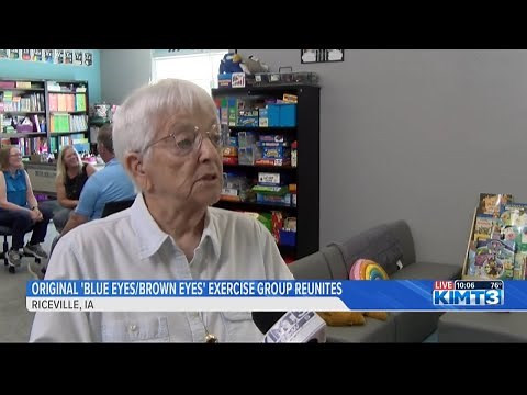 Original 'Blue Eyes, Brown Eyes' exercise group reunites with Jane Elliott