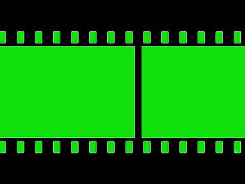 Green Screen Film Strip Royalty Free