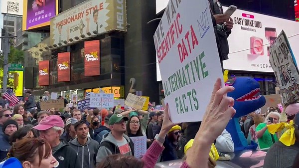 NYC 'No Kings' demonstrators compare ICE to KKK during protest chant