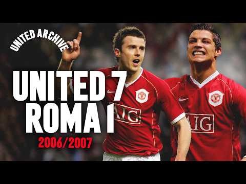 SEVEN United Goals At Old Trafford 🤩 | United v Roma | United Archive