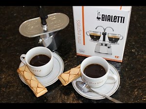 Perfect espresso using a Bialetti Mini Express Espresso Maker.This moka pot can be brewed anywhere.