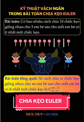 Bài toán chia kẹo Euler: Xác suất