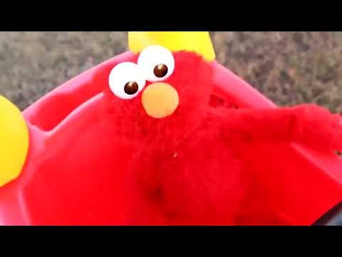 Sesame Street Elmo Live has Accidents Happen Again In A Cozy Coupe ft. Sulley Monsters University
