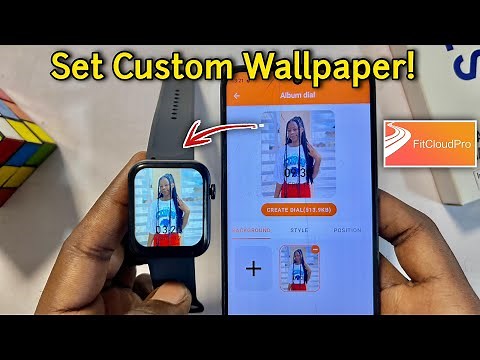FitCloudPro Smartwatch: How to Set Custom Wallpaper - Use Your Photo As Wallpaper