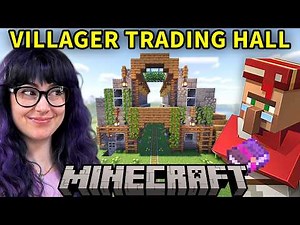 Our first ever villager trading hall (why did we wait so long?)