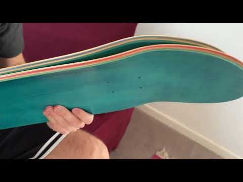 2HEX Skateboard deck comparison birch vs maple
