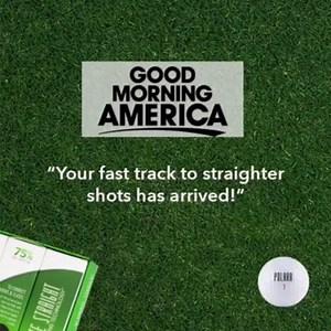 Watch Polara Ultimate Straight Self Correcting 2-Piece Golf Balls, Designed to Correct Hooks and Slices... on Amazon Live