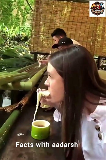 Japan’s Noodle Slide Tradition Explained l #shorts​