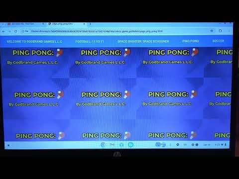 Web dev: Greene A. ping pong page (1/16/2026)