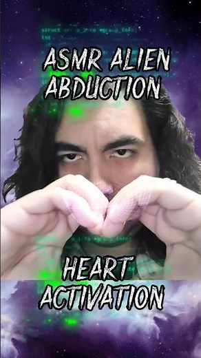 Alien heart hands asmr trigger🫶👽🛸 #asmrshorts #handmovements #asmr