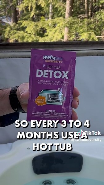 Is there secret bacteria building up in your hot tub water? If you haven’t drained and cleaned your hot tub in the last 3 to 4 months, you’ve got bacteria and contaminants building up inside your hot tub pipes. And it’s completely resistant to your regular chemicals. That means as the water circulates through your pipes, that nasty build-up will cause cloudy water, scum lines and slime. So every 3 to 4 months, use a hot tub plumbing cleaner to purge that hidden scum in your pipes. . . . #hottub
