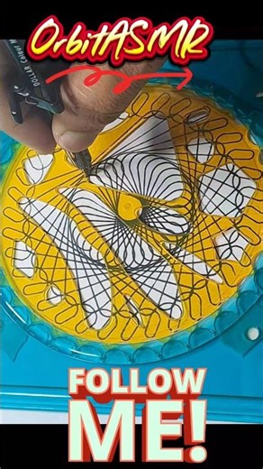 Smooth Orbit Drawing #asmr #odlysatisfying #drawing #art #odlysatisfying #orbitasmr #asmr