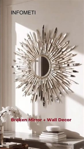 RePurpose | How I Turned Broken Glass Into Wall Art #DIY