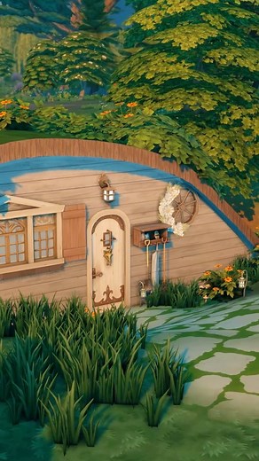 Ever wondered how to build a Hobbit House in The Sims 4?Here’s the full tutorial into one reel 🍄 This cozy, curved-roof home is easier than you think 🌿 Do you like hobbit homes? #thesims #eapartner #thesims4 #sims4 #sims4builds #sims #ts4 @thesims | Create4Sims 𝒷𝓎 𝒜𝓁𝑒𝓍𝒶𝓃𝒹𝓇𝒶