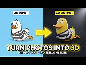 Tencent Hunyuan AI: Easy 3D Model Generation Tutorial (Text, Image & More!)