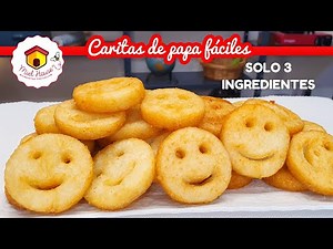 Super easy potato faces in minutes
