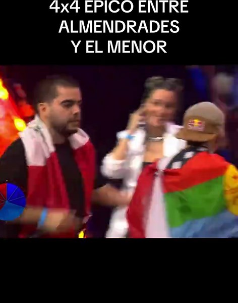 4x4 el menor vs almendrades #redbull #redbullbatalla #redbullbatalladelosgallos #elmenor #almendrades