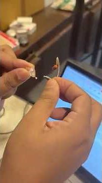 How to Attach Signia RIC Mold to Receiver Step by Step,#hearinguru #signia #hearingaid #audiologist