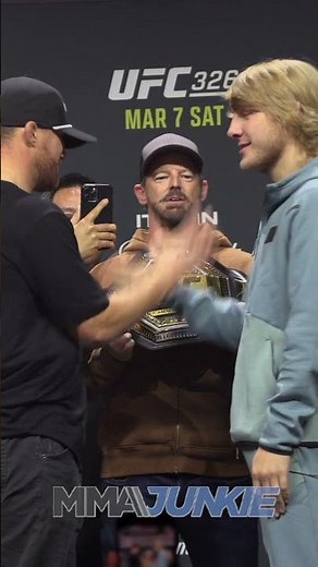 Justin Gaethje vs. Paddy Pimblett FIRST FACEOFF for UFC 324