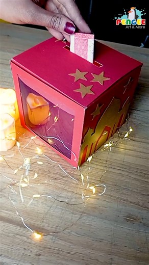 ✨ Make a Beautiful Ramadan Sadaqah Box at Home | DIY Craft | Ramadan Kareem 🌙