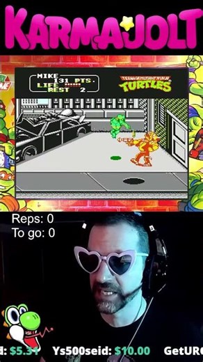 Easy stun lock strat (TMNT 2, NES)