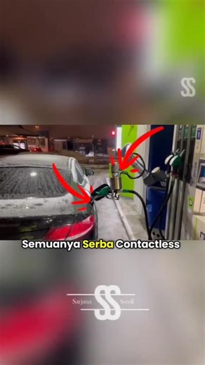 Ngisi Bensin Pake Robot? Bye-bye Antre! 😱 #otomotif #automobile #facts #teknologi