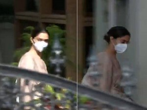 Watch: Deepika Padukone reaches NCB office for questioning Track latest news updates here https://bit.ly/3kIroAi | The Economic Times