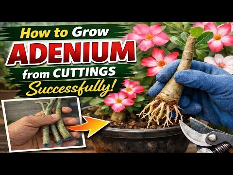 Grow Adenium From Cuttings Successfully/ Adenium Cutting Propagation #adeniumcuttings