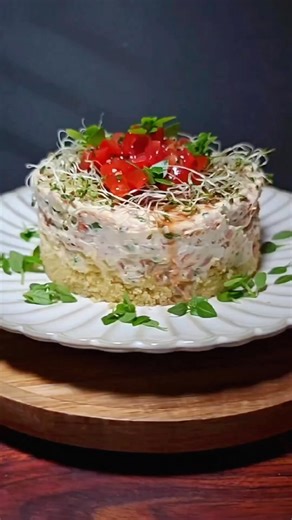 Kateryna Barger on Instagram: "For more ideas, follow ⬇️ @katerynascafe #katerynascafe #appetizer #appetizeridea #fancyappetizer #partyappetizer #savorycheesecake #easyrecipe ##f52grams #feedfeed #eeeeeats #vscofood #viral #viralfood"