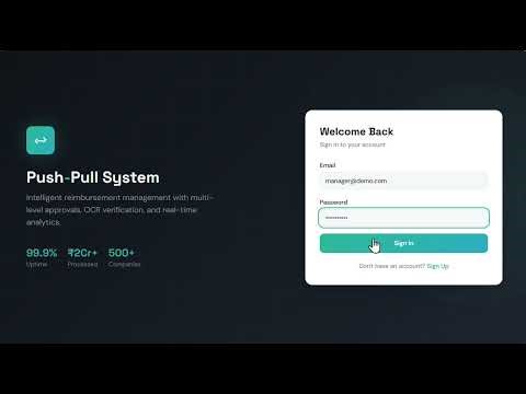 Odoo- hackathon, push-pull reimbursement management system (fy - first hackathon)
