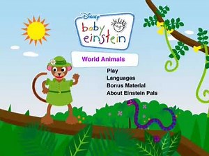 Baby Einstein: World Animals 2008 DVD Main Menu (FANMADE)