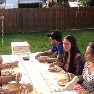 1.9M views · 3.5K shares | This is the ultimate picnic table for having friends and family round  | UNILAD Tech | Facebook