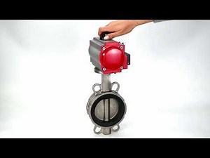 Industrial Butterfly Valve 316L-NBR-SA-4M310-110/220 | Pneumatic Actuator