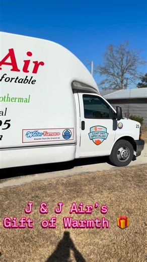J & J Air’s 11th Annual Gift of Warmth Installation Underway! This family has been without heat & AC & they now have a brand new FREE Trane HVAC unit installed by our team! It’s a joy to bring comfort to this family comfort during this colder season! ❄️ | J & J Air
