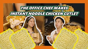 1.4K views | Oops! Our office chef faces another ingredient challenge, and this round it's all about chicken thighs and instant noodles! Curious to see how he turns these ingredients into instant noodle chicken cutlet! | SethLui.com | Facebook