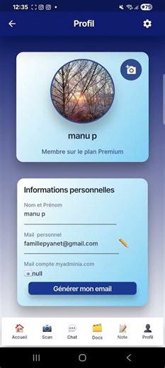 Comment s'envoyer des documents sur l'application avec l'adresse mail dédiée et ultra sécurisée.