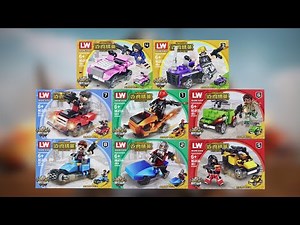 Lego PUBG: 8 PUBG Vehicles Brick Sets Unbox & Build | Unofficial Lego
