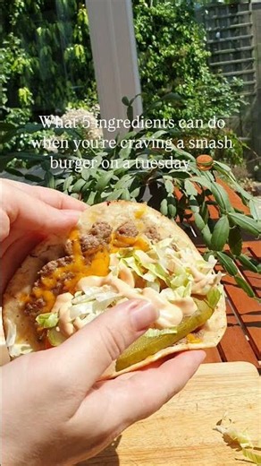 Smash Burger Tacos in About 30 Minutes | 5 Ingredients
