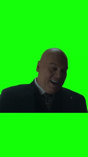 Wilson Fisk laughing — Daredevil Born Again s2e3 green screen