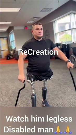 watch him legless disabled man#shorts #disabilitylife #disability #disabled