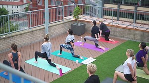 Rooftop yoga is our #MondayMotivation | Destination by Hyatt