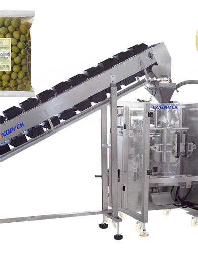 Fully Automatic Pickles Pouch Vertical Packaging Machine #packagingmachine Get more in our Website: https://www.landpack.com/pickles-packing-machine/pickles-packing-machine-vertical-packing-machine.html ► Please Feel Free to Contact Me for Details: Jason: Tel/Whatsapp/Wechat: 86 17388602385 Email: sales@landpacking.com Application: The LD-420BL vertical packaging machine is designed for combined solid and liquid packaging in one pouch. It integrates a chain plate elevator for solid products and 