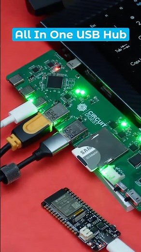 DIY All-in-One USB Hub for Engineers! Boost productivity with this compact tech project! 🔧✨ #diy