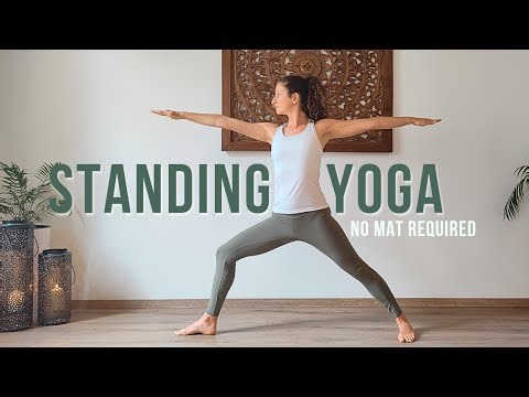 10 MIN STANDING YOGA ROUTINE || Full body stretch | No mat needed