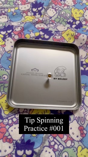 ASMR Tip spinning practice #001