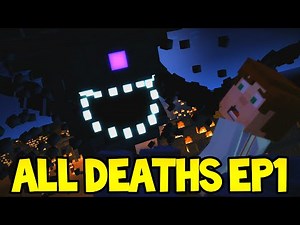 Minecraft Story Mode - ALL DEATH SCENES! - Episode 1