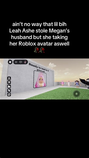 Leah Ashe Steals Megan's Roblox Avatar
