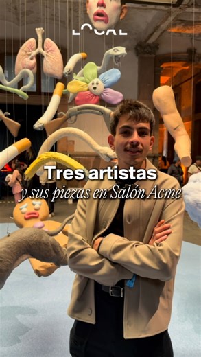 Local.mx - Sitio web / agenda de la CDMX. on Instagram: "(→_→)Estos son tres artistas exponiendo en @salonacme que nos explicaron el significado detrás de sus piezas. 1- Enrique López Llamas @elopezllamas - I’m the resurection and I’m the life, en la sección Patio 2- Alejandro Espinoza @enchabacano - Sketches de cantina, en la sección Bodega 3- Christian Wedel @chris_wedel - muestra de pintura y escultura en el booth de @baseproyectos en la sección Proyectos 📍General Prim 30 - 32, Juárez, CDMX 