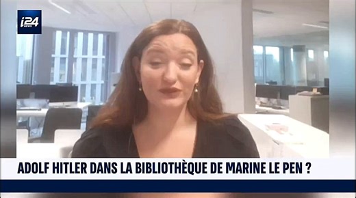 Marine Le Pen et le nazisme, une longue histoire qui n'est pas un détail... Des ouvrages d’Adolf Hitler et Joseph Goebbels dans la bibliothèque de Marine Le Pen, la photo polémique...